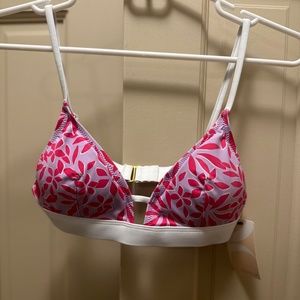 Lively The Swim Bralette - Print: Retro Palm Print - S